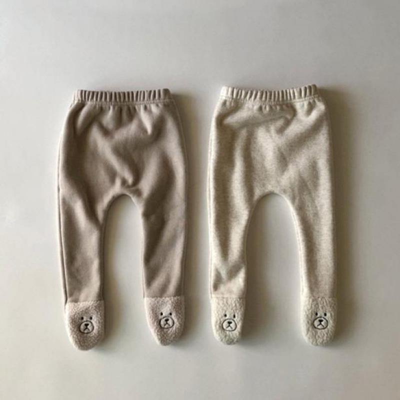 neue Baby Bär Strumpfhosen Niedlichen Karikatur-Art Mädchen Gamaschen Winter Kleinkind Warme Pp Hosen Jungen Vlies Gamaschen 0-24M