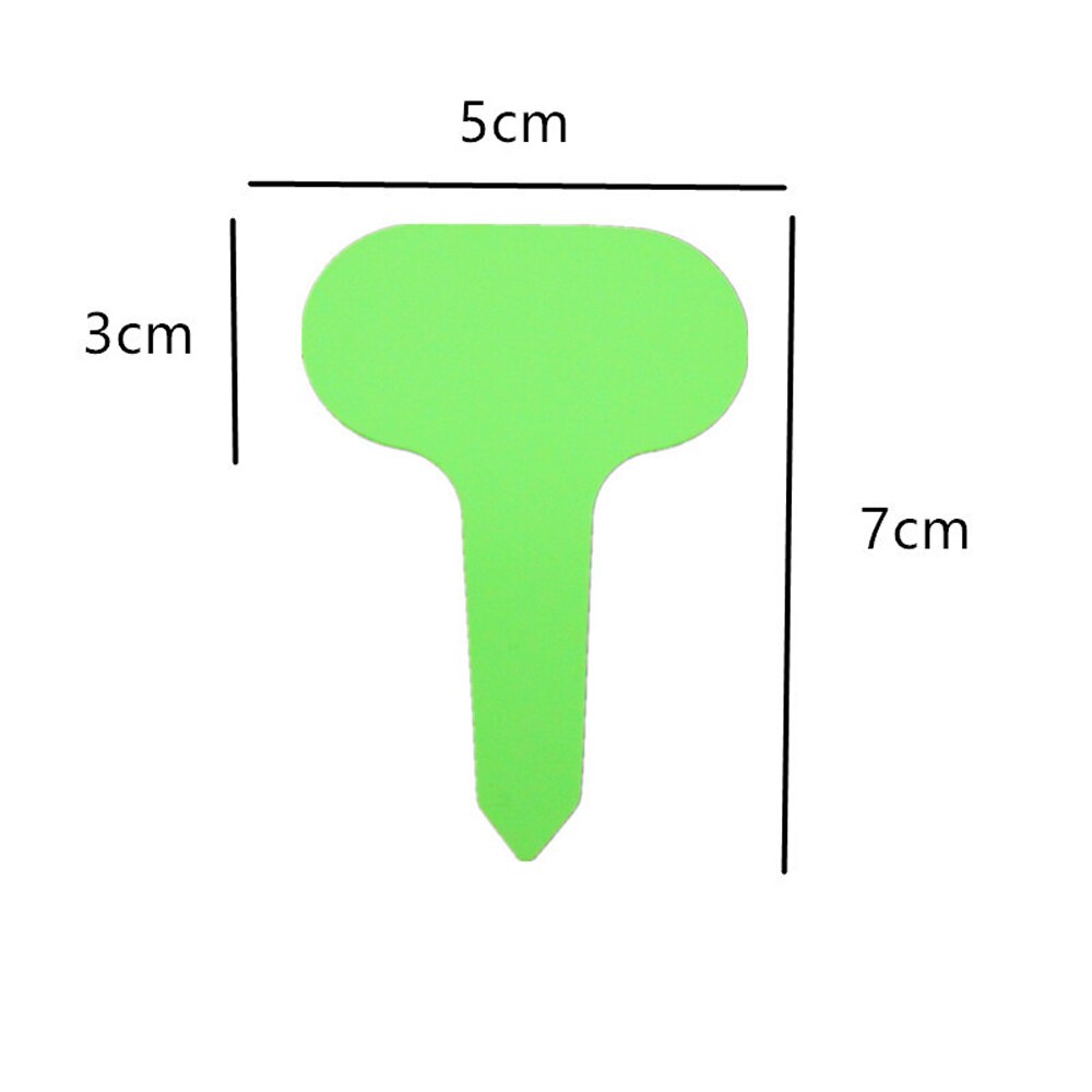 100Pcs Tuin Labels Nursery Potplanten Zaailing Labels Lade Markering Gereedschap Waterdicht Herbruikbare Gemengde Kleuren