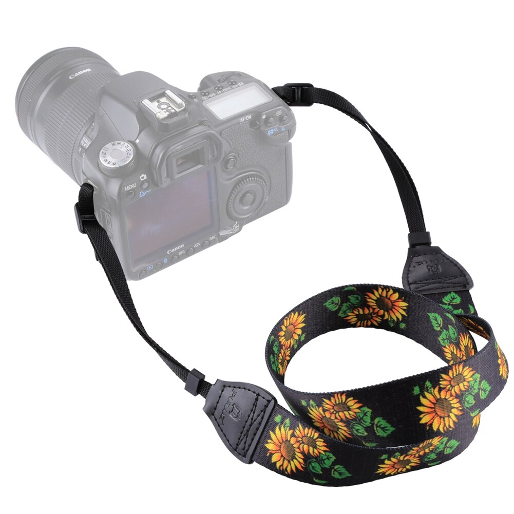 Puluz retro etnisk stil flerfarvet serie skulderstrop kamera stroppebælte til sony, canon, slr / dslr kameraer universal: 114- c