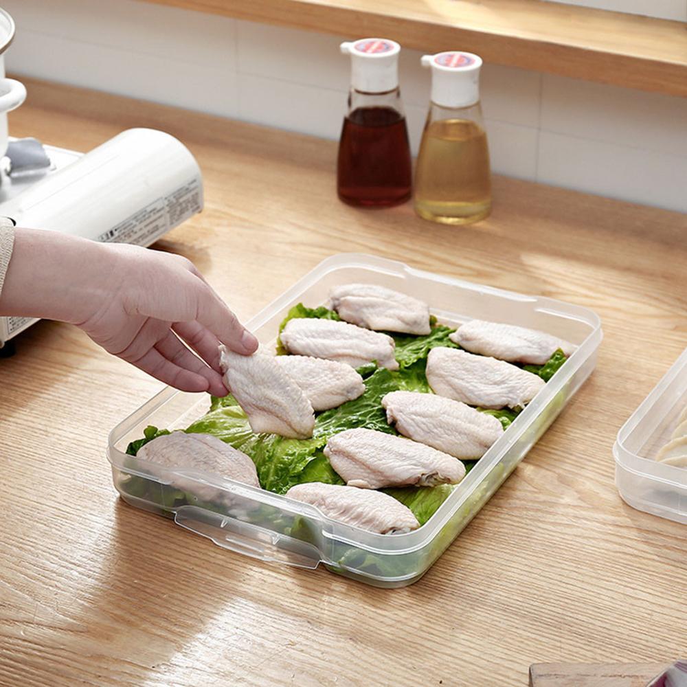 Store Single Layer Dumpling Boxes Storage Tray Food Container Box To Keep Frozen Dumpling Storage Plastic Boxes Cool