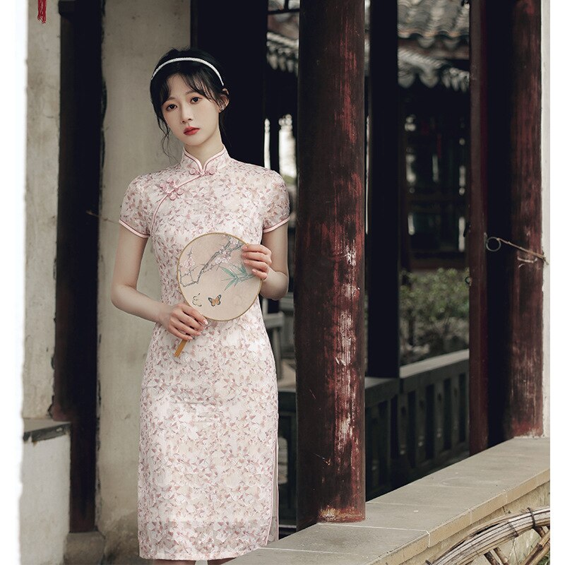 Yu Ming Qipao (Pink)