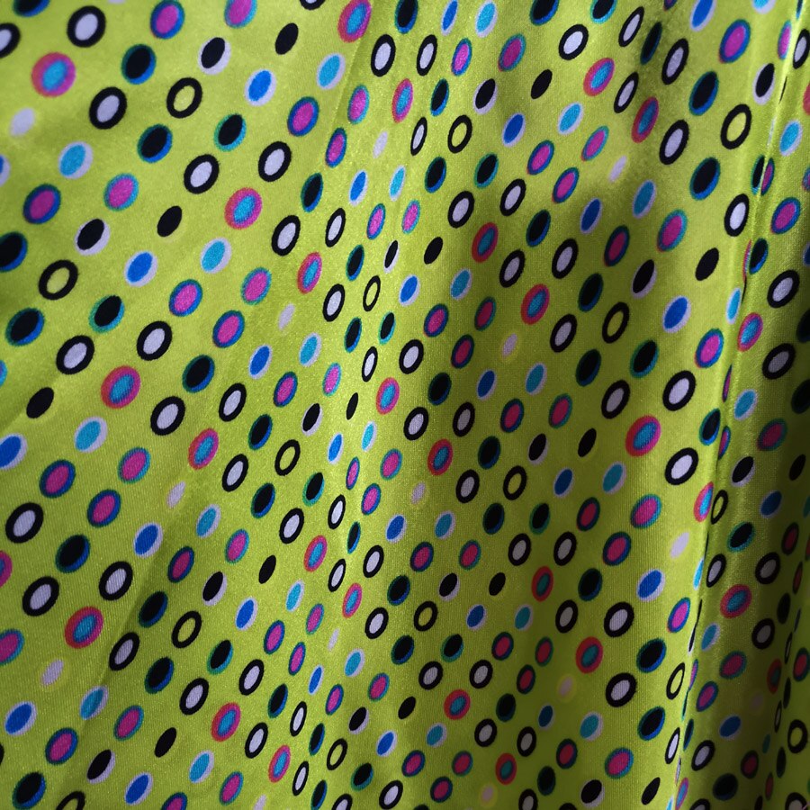 Lemon Glossy Charmeuse Silky Material Bridal Dress Craft Wedding Event Decor Polyester Fabric 44