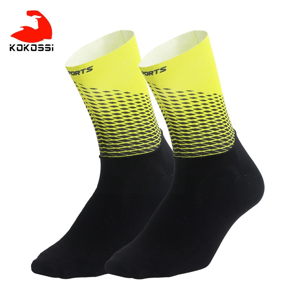 Fitness oddychająca miękka alpinizm turystyka Outdoor Sport skarpety rowerowe Walking piłka nożna koszykówka bieganie profesjonalne skarpetki: 03 / L Size 39-46