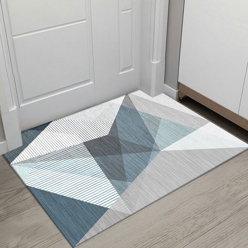 Moderne géométrique impression tapis de sol salons anti-dérapant tapis pour chambre cuisine salle de bain tapis bienvenue tapis pour porte d'entrée: mat style 1 / 40x60cm
