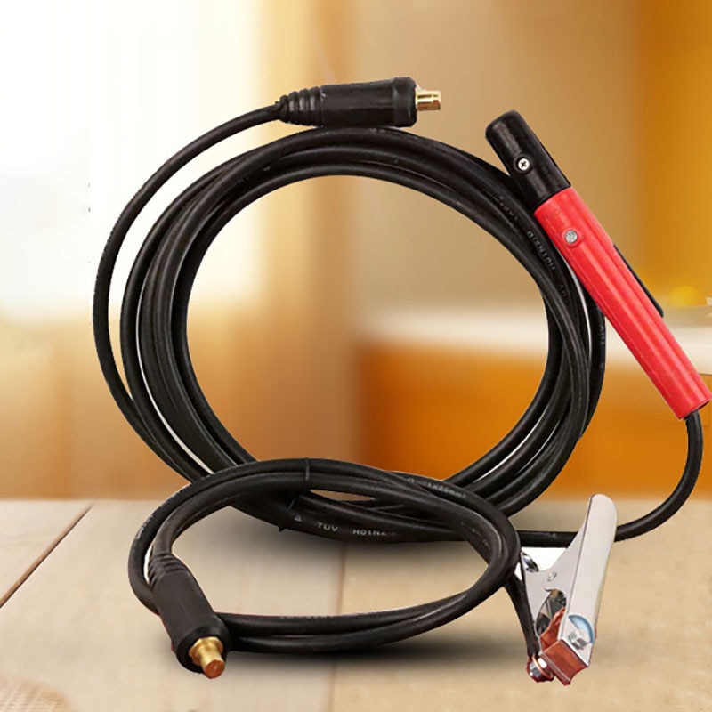 5M 300A Ground Welding Earth Clamp Clip Set For Mig Tig ARC Welding Machine Cable 35-50 Plug Soldering Supply Tool