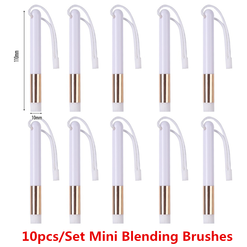 Round Mini Blending Brush Match Brush Holder for Crafting Detail Brush DIY Scrapbooking Cards Painting Craft Hand Tool: H