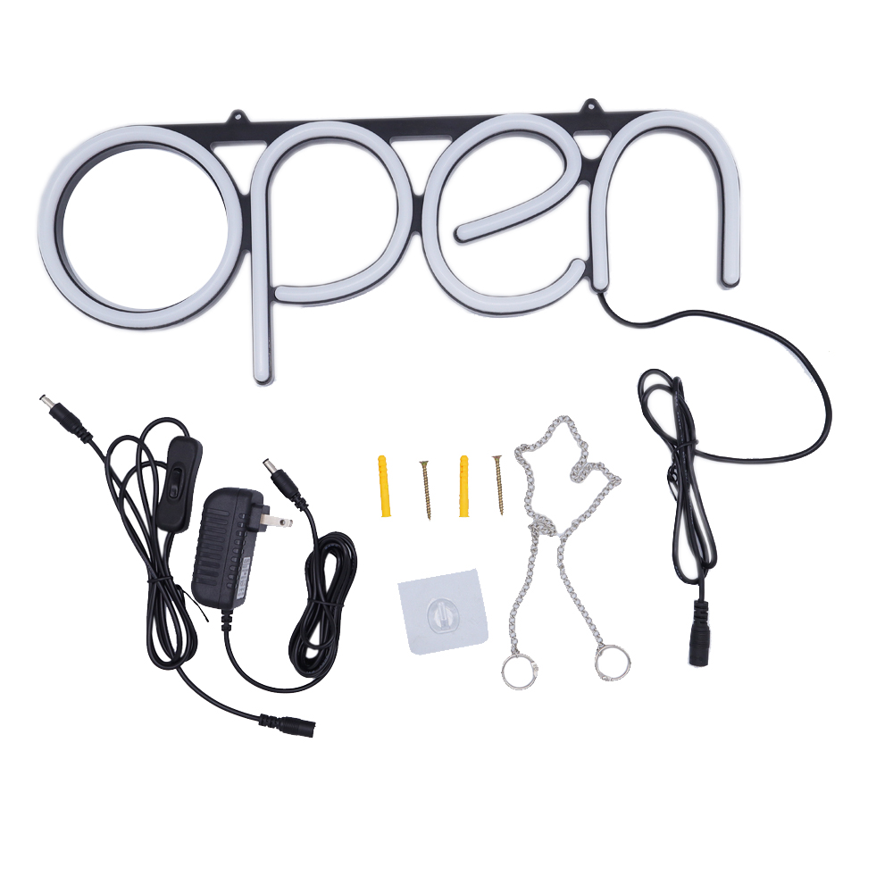 Open Led Neon Borden Business Lamp Integratieve Ultra Heldere Led-verlichting Winkel Winkel Reclame Lamp Licht Op Kleurrijke