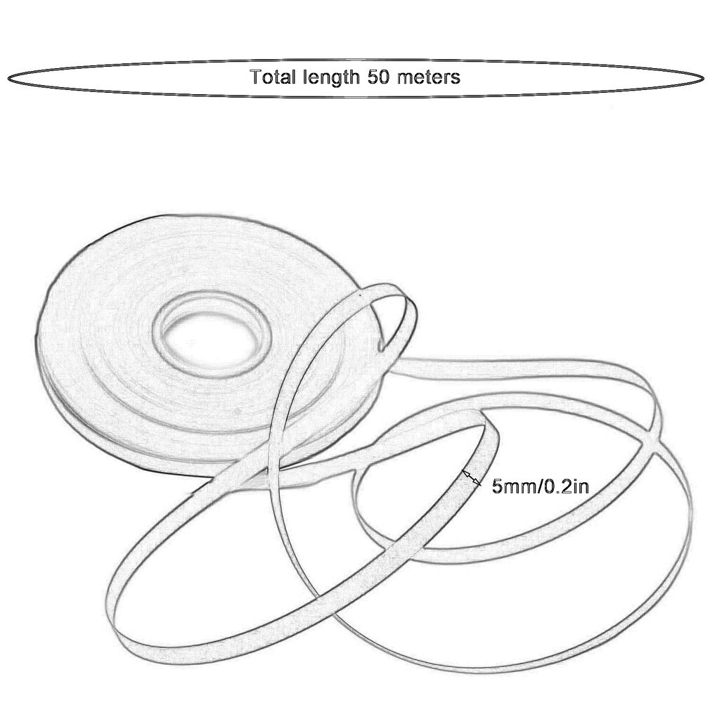 5mm ballon krullint touw 50 meter stropdas metalen ballon lint ballonnen slinger bundel kwastjes linten