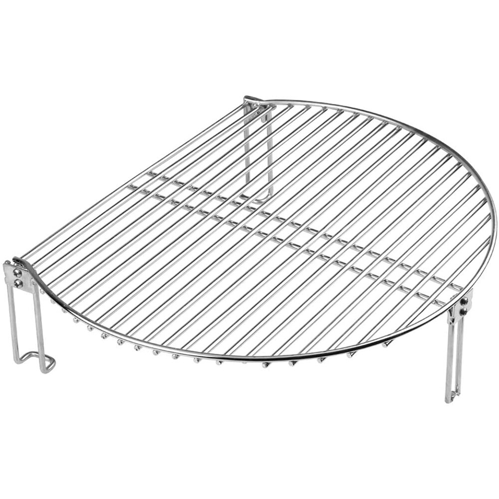 1/1Pcs Grill Stack Rek Roestvrij Staal Mesh Houtskool Grill Non Stick Bbq Grill Rek Roker Accessoires