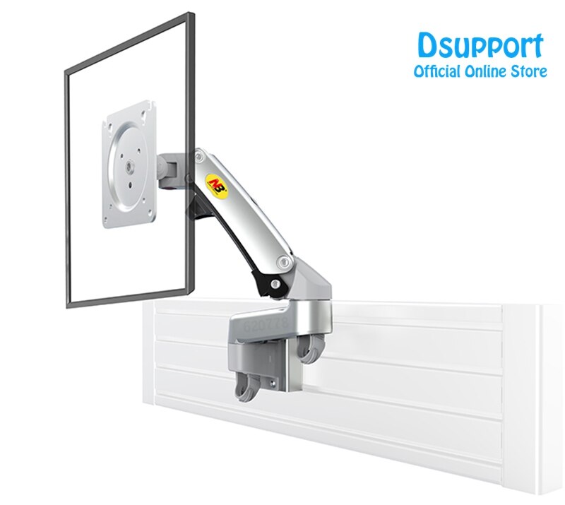 NB M150 Monitor Holder Ergonomic 17-27" LCD LED Screen Slot Mount Bracket Load 2-7kgs: White