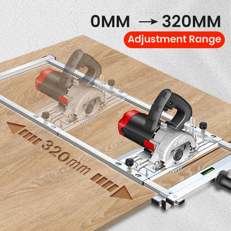 Snijmachine Randgeleider Positionering Snijden van houten plank Gereedschap Elektriciteit Cirkelzaag Trimmer Machine Houtbewerking Router