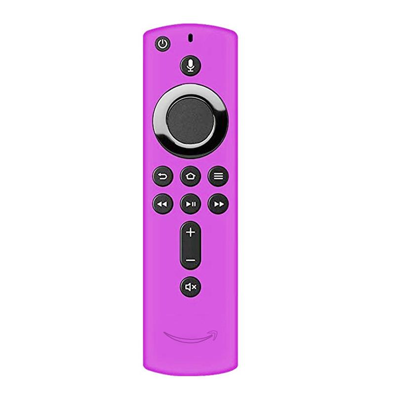 Protective Case Cover Silicone Sleeve Shockproof Anti-Slip Replacement For Fire TV Stick 4K Remote Control