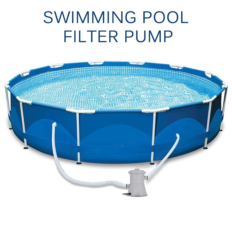 Electric Swimming Pool Filter Pump Durable And Reusable Practical Swimming Pool Filter Water Purifier Easy To Install