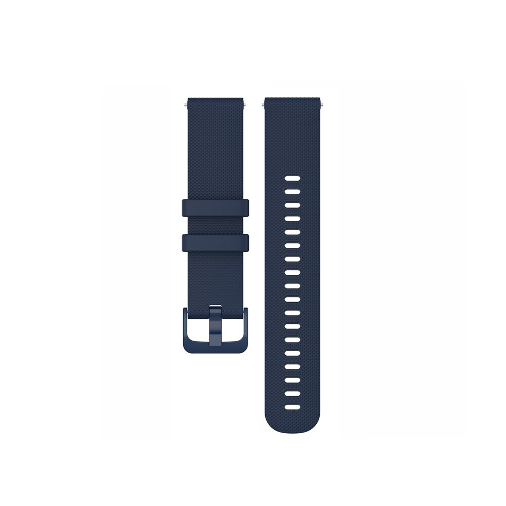 Ren farve blød 20mm/22mm smart urrem til huawei watch  gt2 42mm/46mm silikone erstatningsarmbånd til æremagi: Blå / 22mm