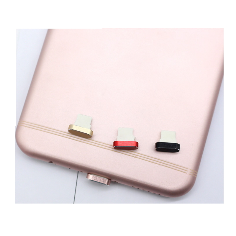 Type-c Dust plug Aluminium Alloy Type c Jack Mobile phone USB-C Charger port Stopple for Xiaomi Mi5 mi6 Huawei P9 P10 LETV