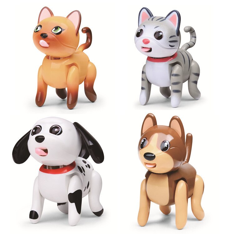 Het type hond robot borst huisdier kat sensor likken fles ouder en kind interactie elektronisch huisdier kinder speelgoed: Default Title