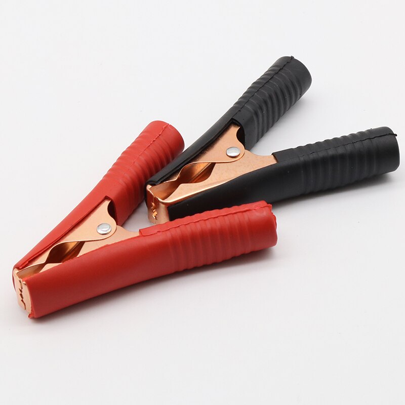 ! Car Alligator Clips Battery Clamps Crocodile Clip 100A Red+Black