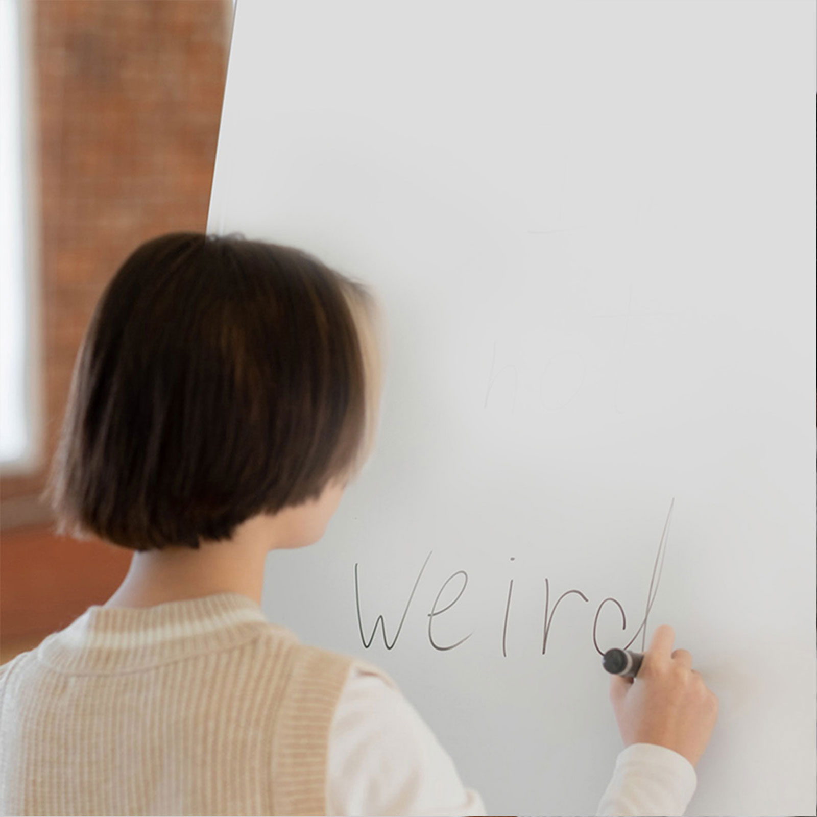 Pizarra blanca de electricidad estática, pegatinas de pared, almohadilla de dibujo para niños, papel tapiz de borrado en seco de plástico, tablero de escritura de dibujo de Graffiti