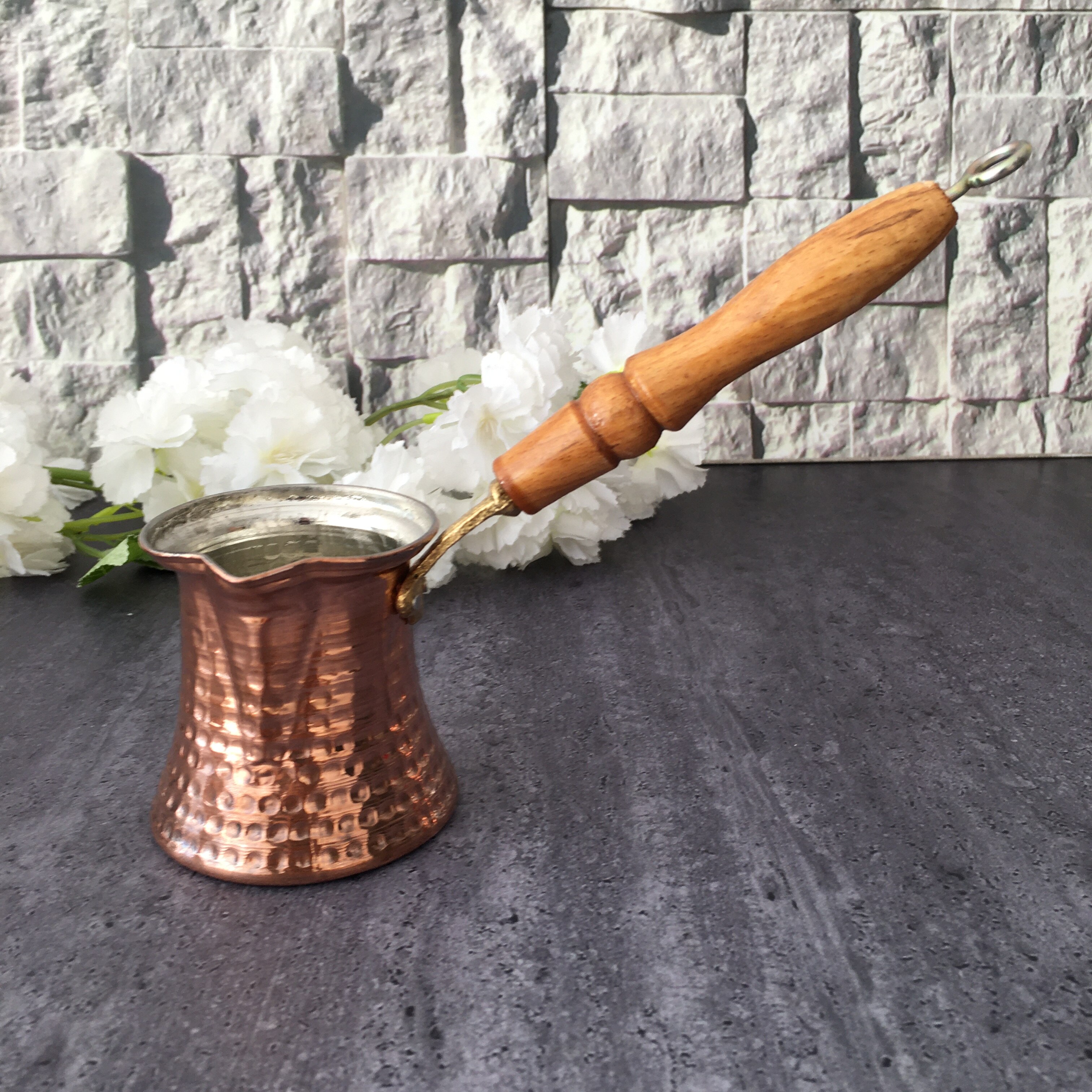 Turkish Coffee Pot 3 Size Traditional Copper Cofee Maker Cezve Made in Turkey Tурецкая Kофеварка Tурка