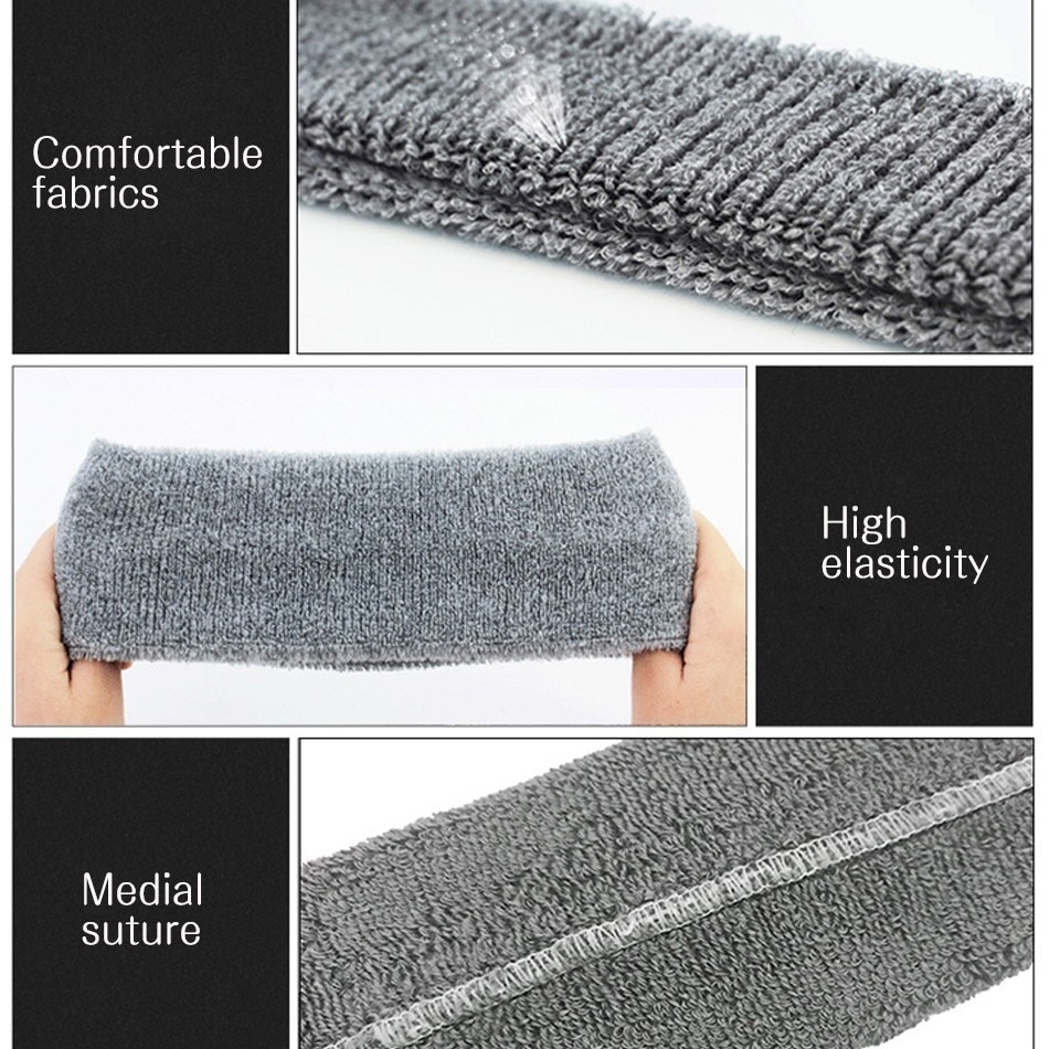 Professionele Elastische Zweetband Sport Hoofdband Silicone Antislip Vrouwen Mannen Haarband Fitness Voor Yoga Volleybal Tennis Running