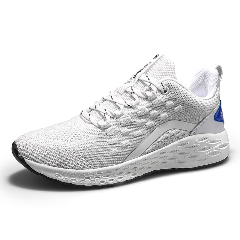 Løbesko kvinde spring mesh sportssko lette gymnastiksko sommer indendørs lejligheder sneakers hvide sko: Grå / 35