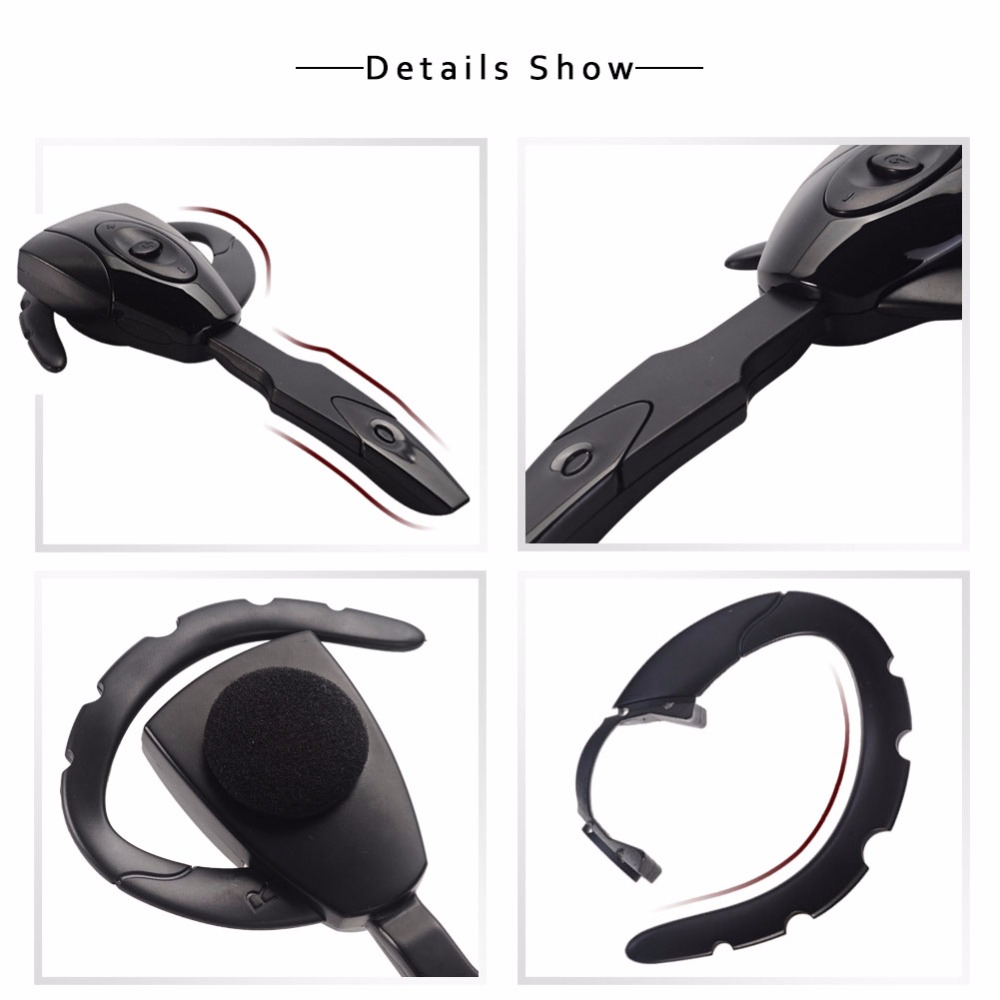Mini Bluetooth 4.1 Wireless Headset Earphone Headphones with Microphone Hands-free Ear Hook Headset for samsung PS3 game console