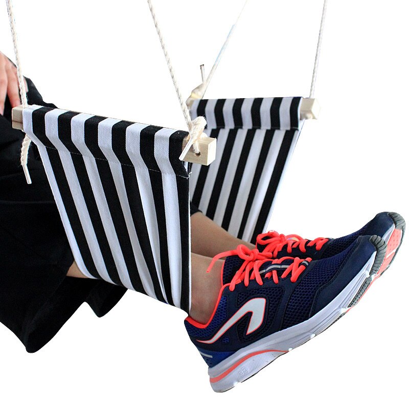 Creatieve Bureau Voeten Hangmat Voet Stoel Care Tool De Voet Hangmat Outdoor Rest Wieg Portable Office Voet Hangmat Mini Voeten rest: Army Green