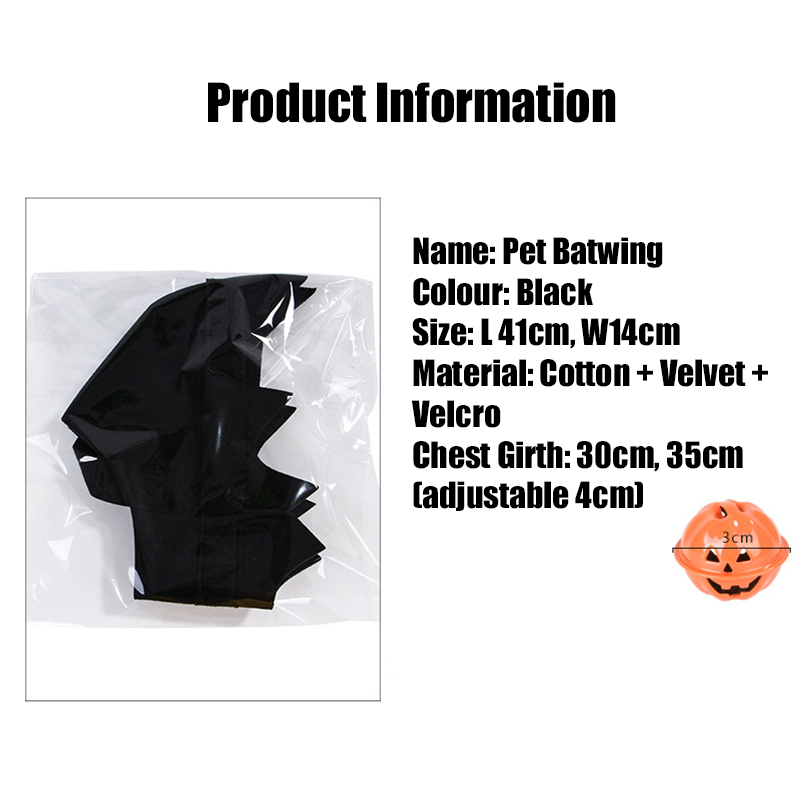 Halloween hund kostumer flagermus vinger vampyr sort sød fancy dress up halloween hund katt kostume udklædning rekvisitter
