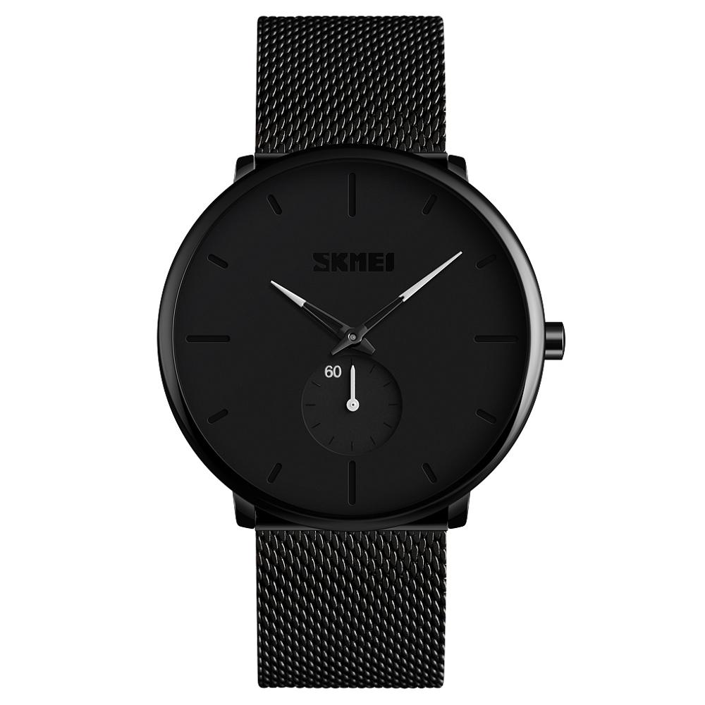 SKMEI Luxe Mannen Mode Sport Horloges mannen Quartz Analoge Klok Man Polshorloge relogio masculino 9185: White watch