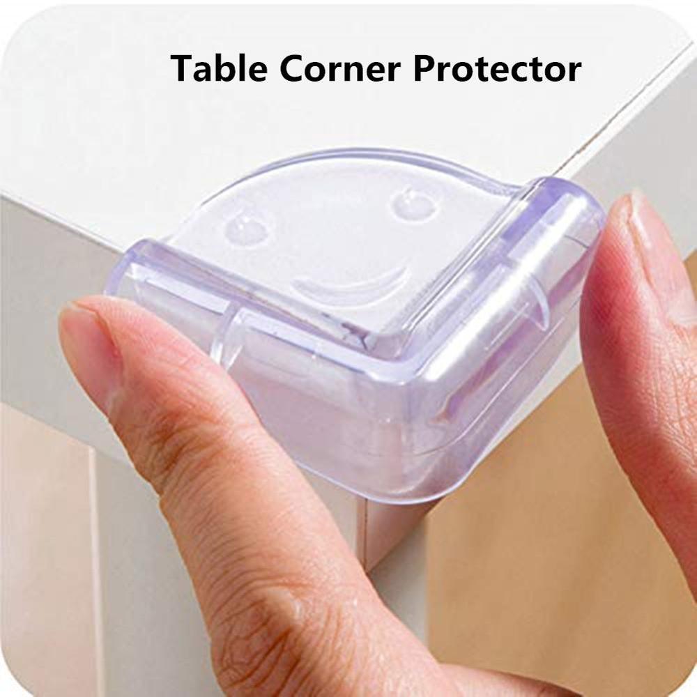 Baby Saftey Clear Glass Desk Table Edge Corner Cushion Guard Protector Bumper 10 PCS
