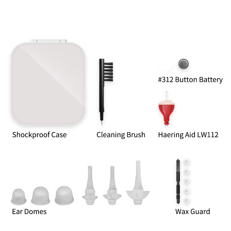 Gehoorapparaat Audifonos 2 Kanalen Ernstig Verlies Mini Apparaat Sound Enhancer Digitale Draadloze Geluidsversterkers Ouderen Oor Zorg A312: Right ear