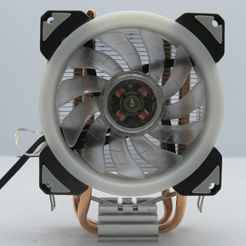 Delefun Cpu Cooler 2 Puur Koperen Heat Pipe Koeltoren Koelsysteem 9Mm Cpu Koelventilator Cpu Radiator Voor amd.
