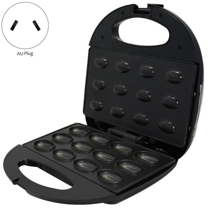 Elektrische Nussbaum Kuchen Hersteller Automatische Mini murmeln Brot Maschine Eisen Toaster Backen Frühstück Ofen AU Stecker Küche Kochen Werkzeuge