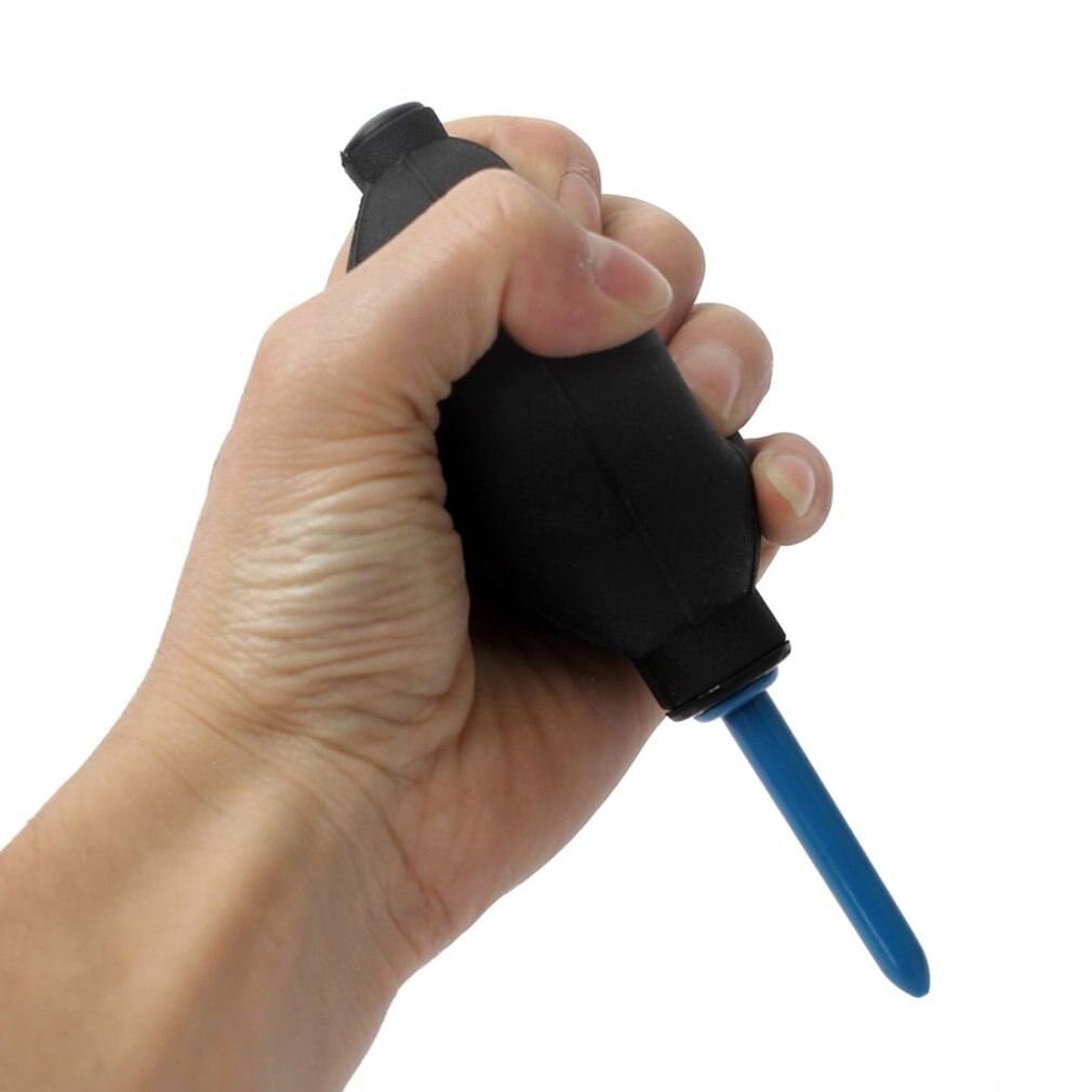 Universele Dust Blower Cleaner Lederen Air Blower Pomp Dust Cleaner Telescoop Lens Toetsenborden Mobiel Cleaning Tool + Borstel