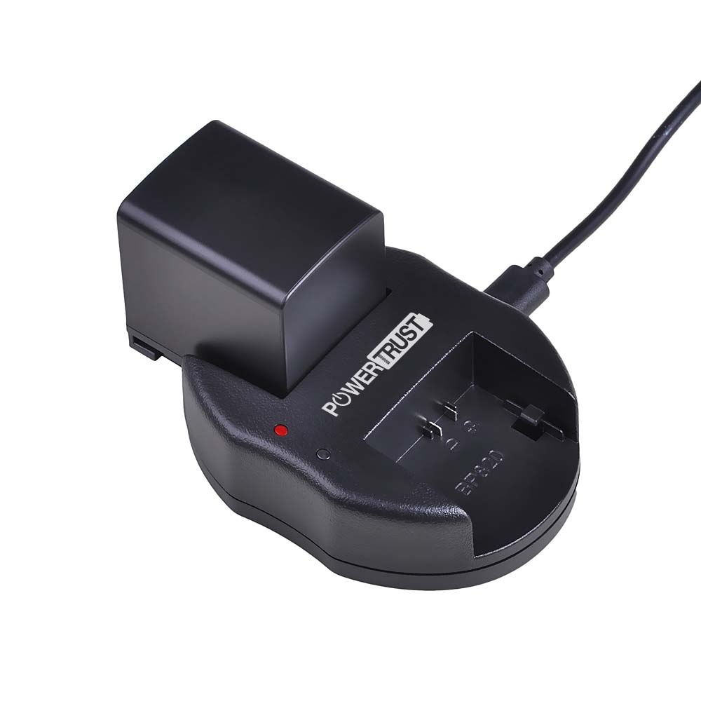 2Pcs 2500mAh BP-819 BP819 Battery and Fast Charger for Canon BP-827 BP 827 BP-819 BP-807 BP-809 BP 808 HF11 HF20 HF21 HF100: BP819-1B-UDC