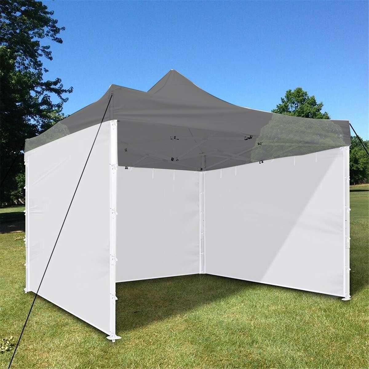 3x3m Oxford Cloth Party Tent Side Walls Waterproof Garden Patio Outdoor Canopy Sun Wall Sunshade Shelter Tarp Sidewall Sunshade