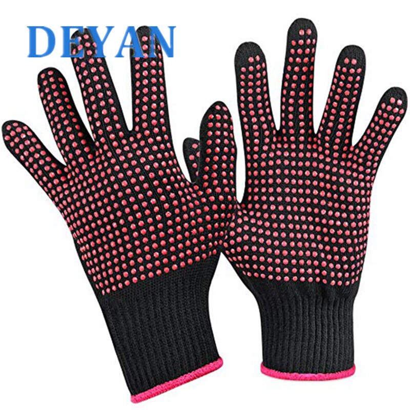 Wärme Beständig Handschuhe Anti Verbrühungen Kosmetik Handschuhe Friseur Handschuhe Beständig 200 Grad