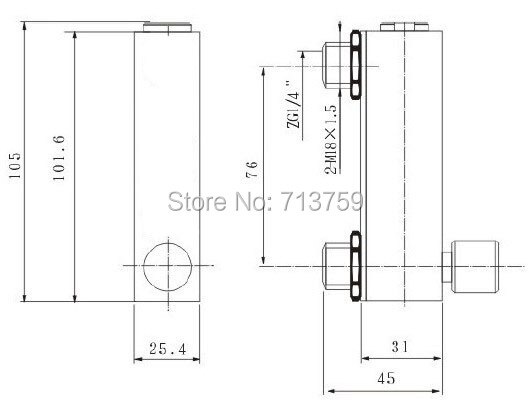 easy to intall insertion type air flow meter
