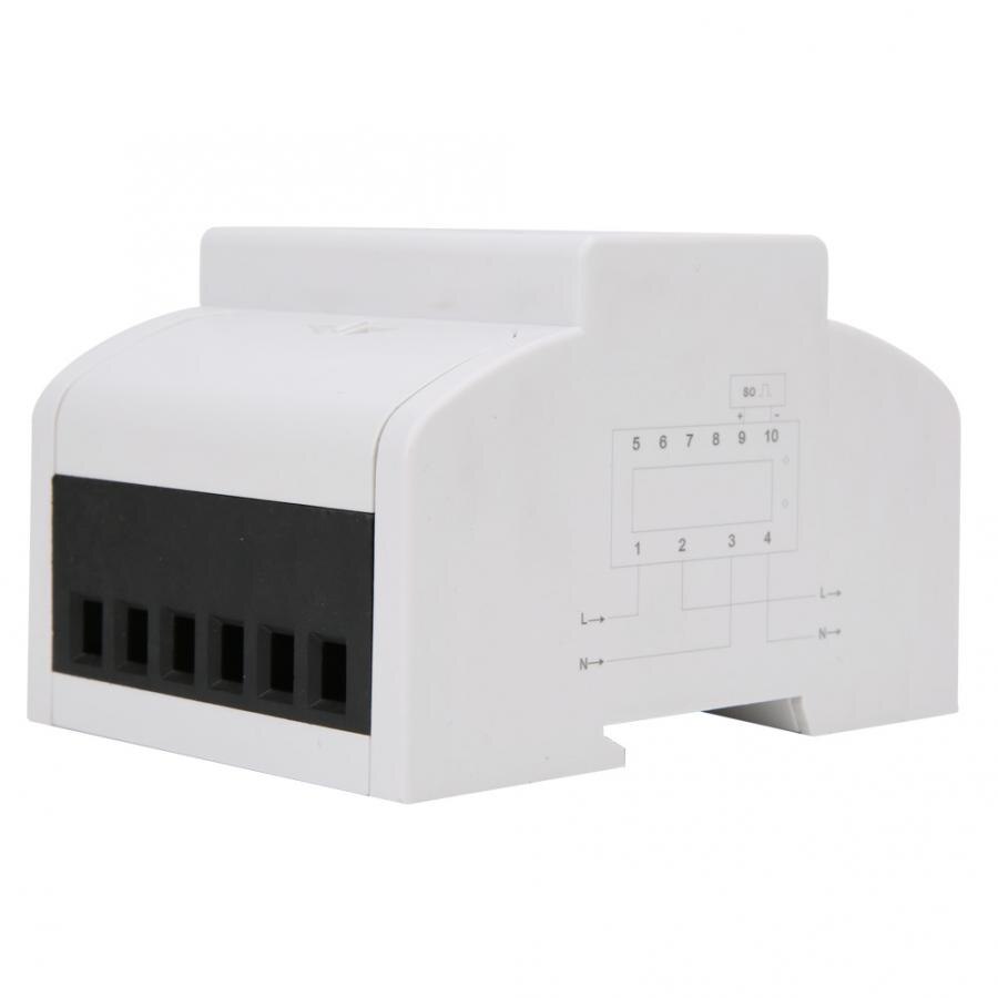 DDS548C Watt Hour Meter Single Phase 4P 230V Power Energy Meter 35mm DIN-Rail Mount Electric Meter