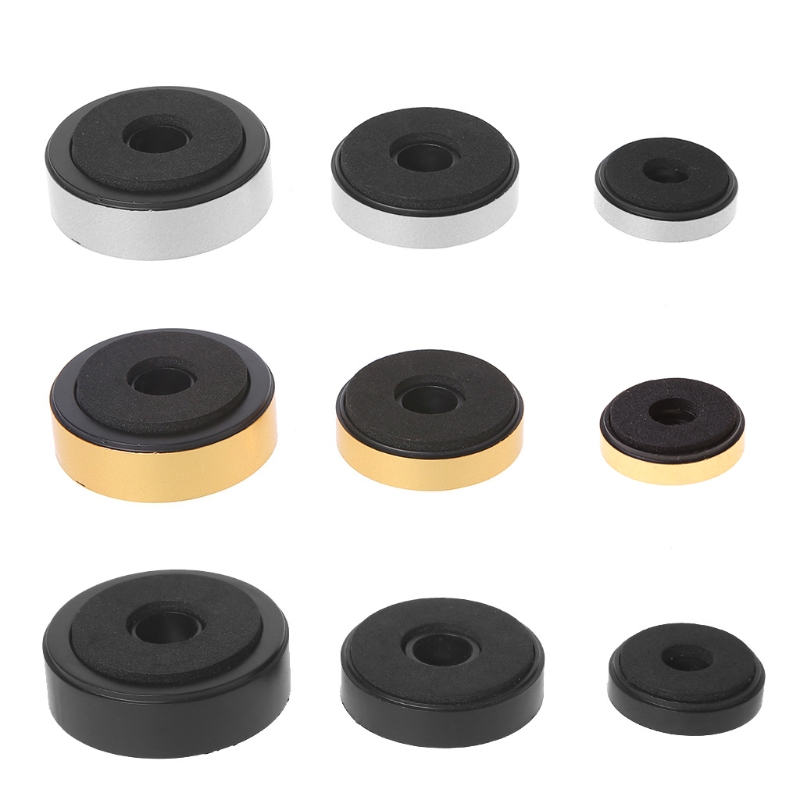 12 Stuks Aluminium Frame Speaker Stands Voeten Pads Duurzaam Stevige Voet Matten Verminderen Interferentie Effen Onderdelen