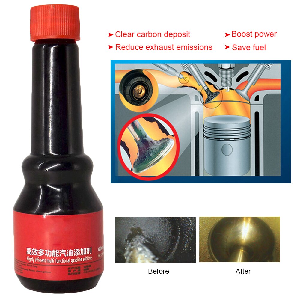 60mlCar Fuel Treasure Gasoline Additive Remove Engine Carbon Deposit Save Gasoline Increase Power Additive In Oil For Fuel Saver