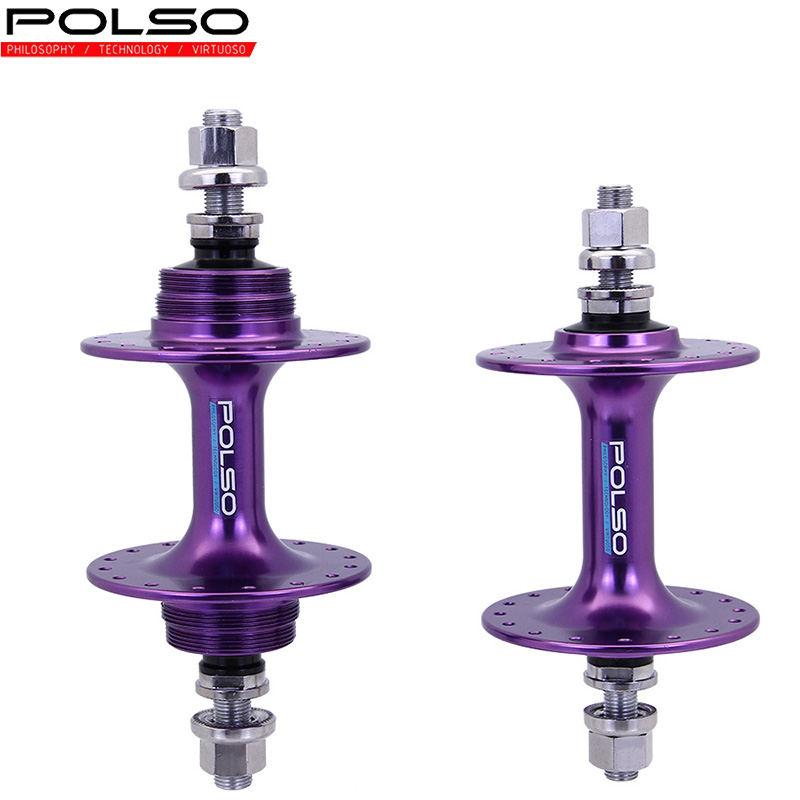 POLSO 20H 24H 32H 36H moyeu de vélo à pignon fixe moyeux de piste de cyclisme pièces de vélo Fixie: Rouge