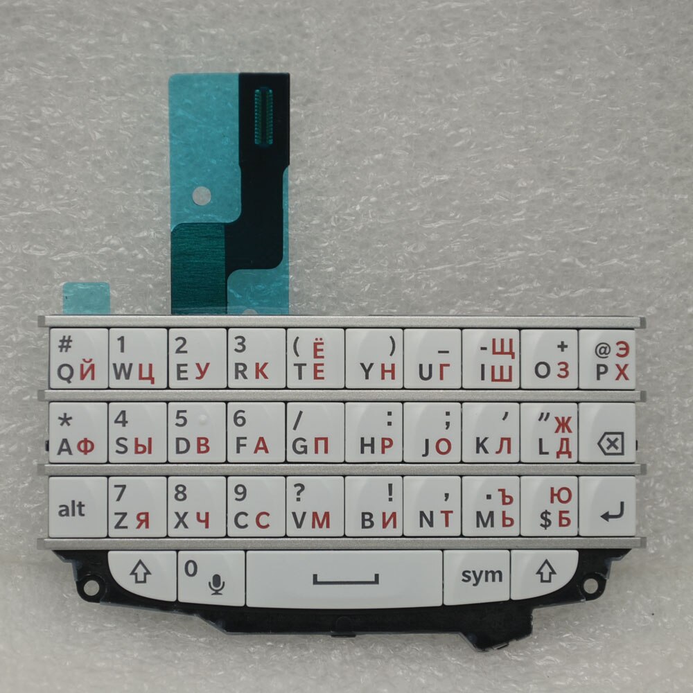 Toetsenbord russisch thais arabisch toetsenbord met flexkabels, reparatieonderdelen voor bb blackberry  q10 toetsenbord + gereedschap