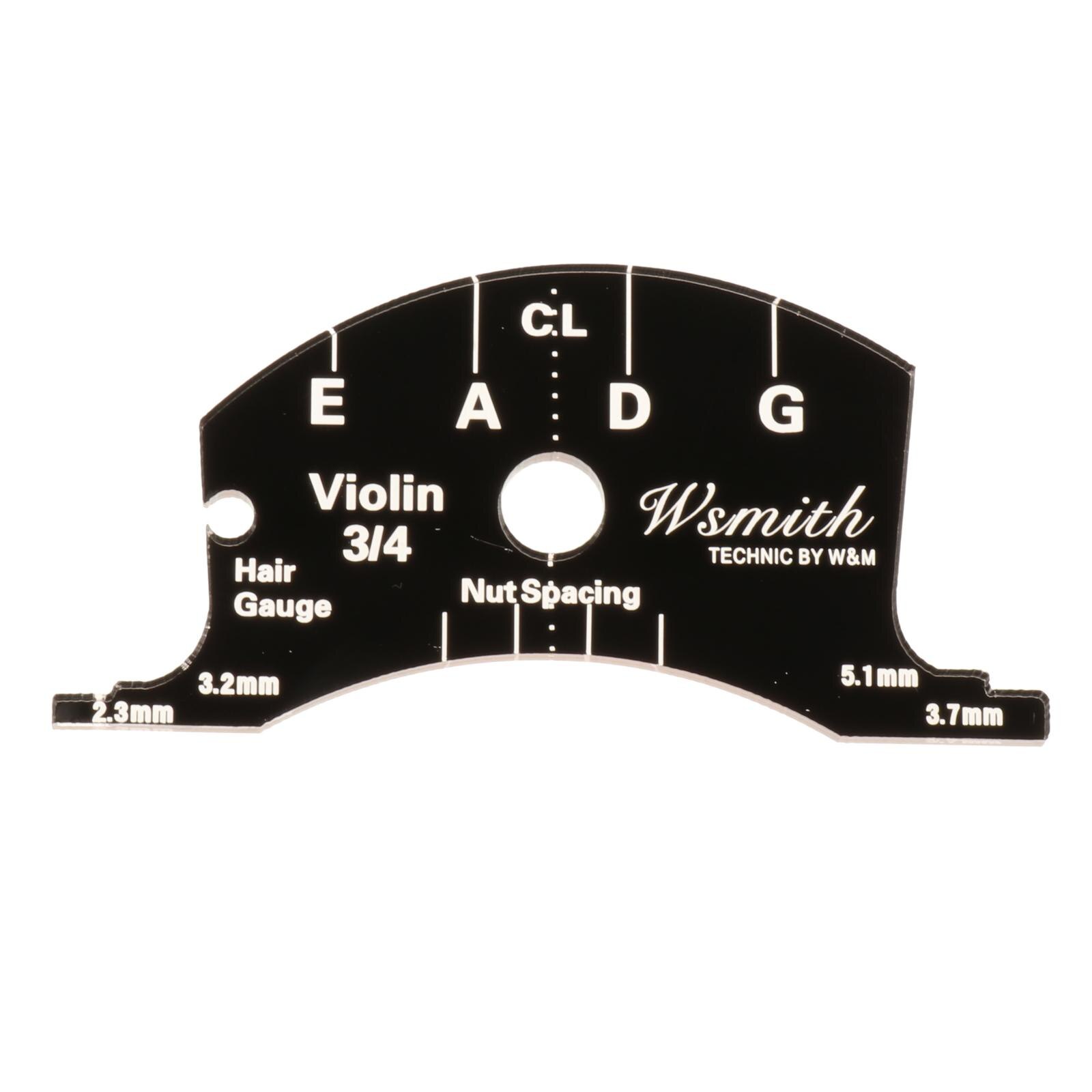 1/2 3/4 4/4 Viool Cello Altviool Bridge Template Multifunctionele Mold Template Reparatie Tool Voor Cello Viool Contrabas: 3-4 Violin