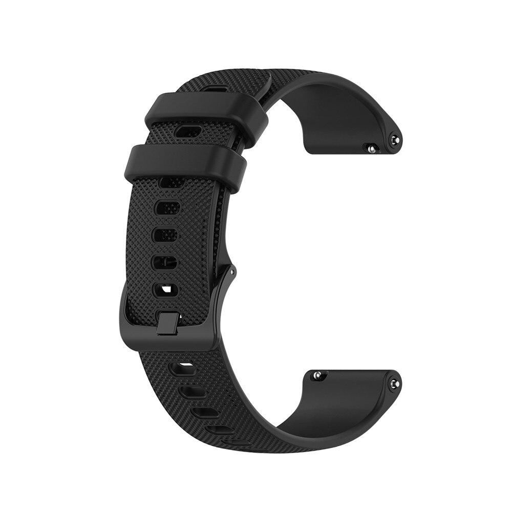 20mm reloj de pulsera correa para Garmin vivoactive3 música Venu vivomove 3 mover Luxe movimiento estilo vivomove HR correa de reloj de pulsera: Black