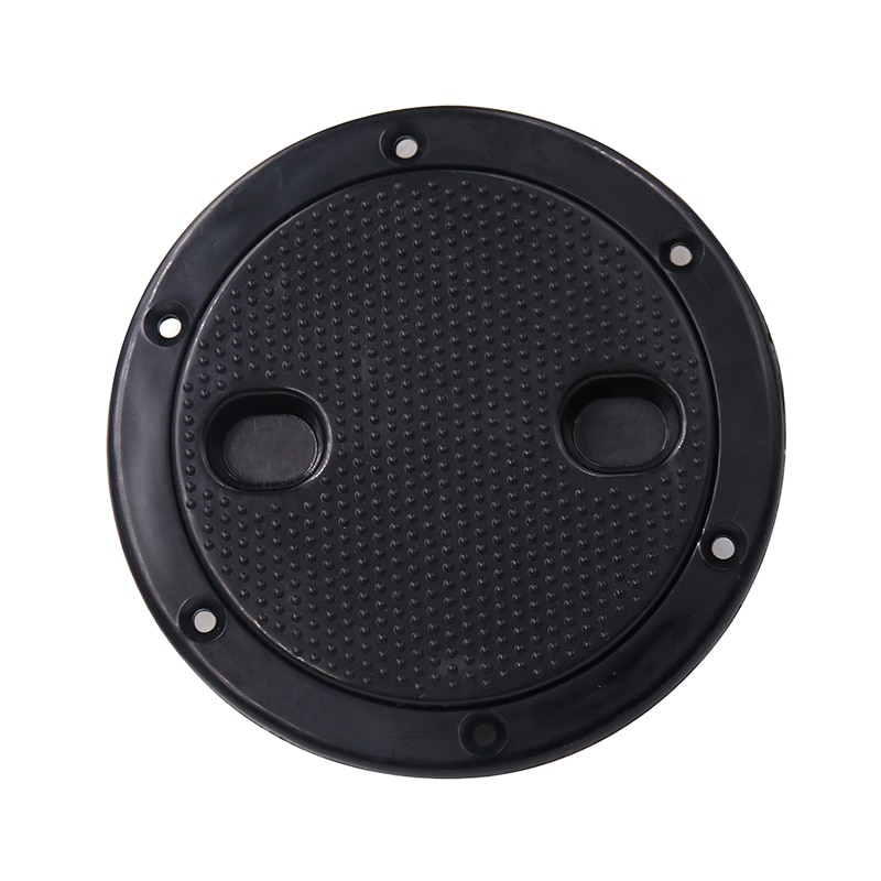Plastic Marine Boat RV White Round 4" Access Hatch Cover Screw Out Deck Inspection Plate