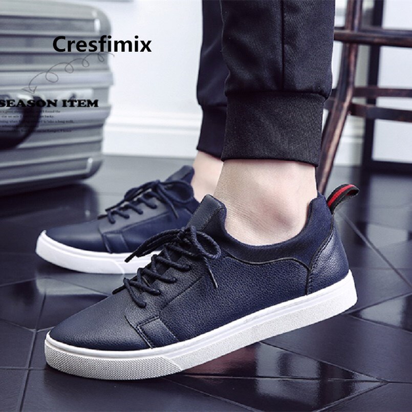 Comfortabele herenschoenen van volledig zwart pu-leer met vetersluiting, coole straatschoenen, lente- en herfstschoenen voor heren, zapatos  e2760