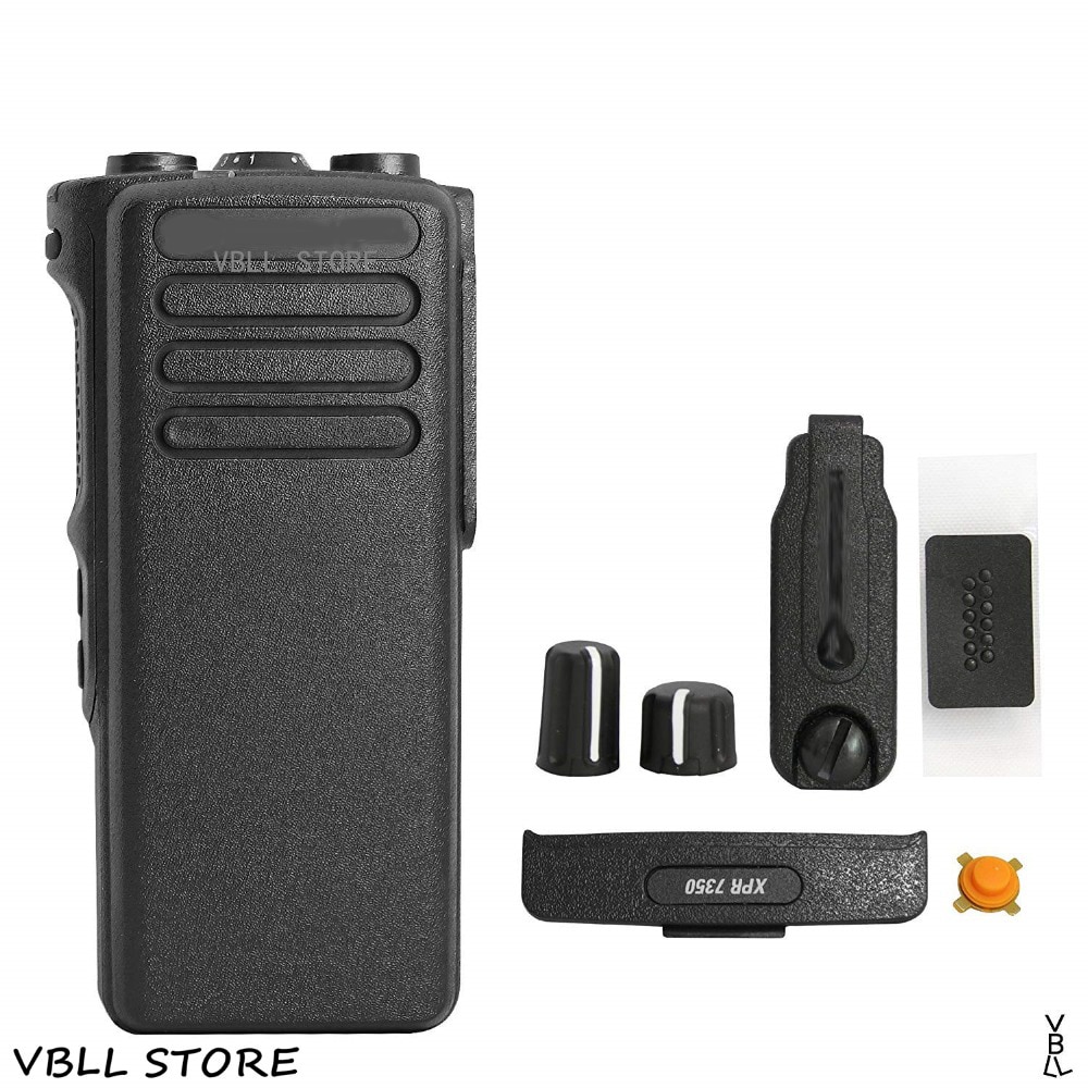 PMLN6111 Black Repair Front Case Housing Cover Kit For Motorola DP4400 DP4401 Walkie Talkie Portable Radio