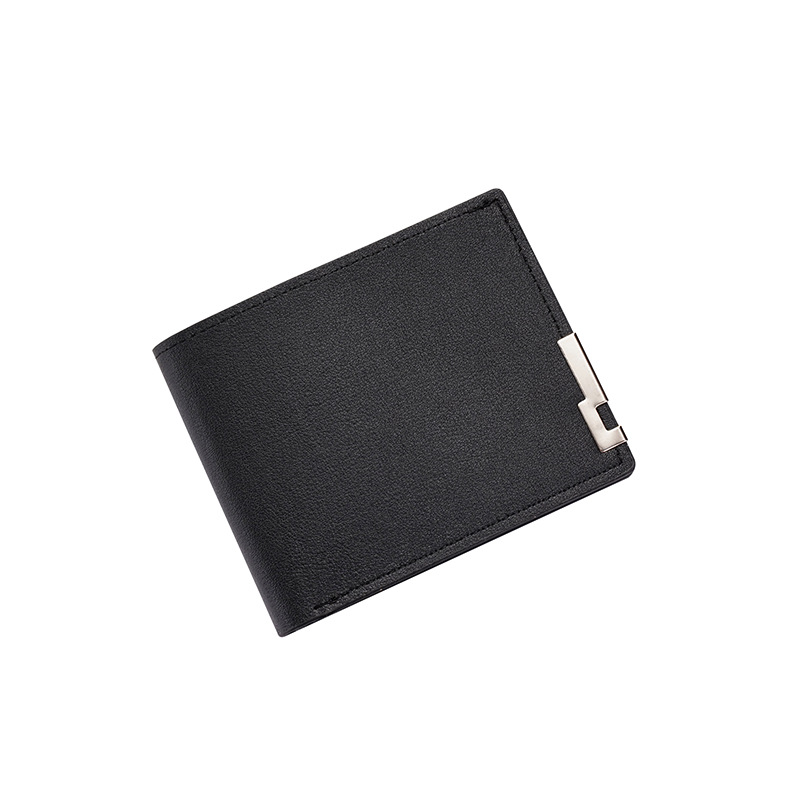 Men Multifunctional Leather Wallet Leisure Travel Lightweight Portable Short Style All Match Male Credit Card Holder Coin Purse