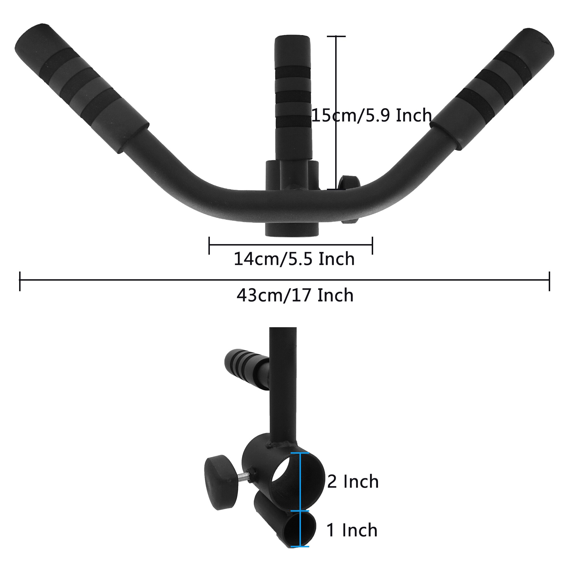 T Bar Row Landmine Attachment Multi-Grip Barbell Handle for Gym Deadlift Squat Tricep Strengthens Back and Core Muscles Training